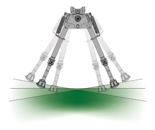 Bipod 6-9'' W/Hinge Base
