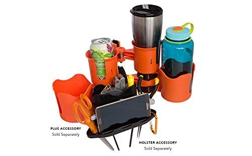 Robocup, Orange, Updated Version, Best Cup Holder For Drinks, Fishing Rod/Pole, Boat, Beach Chair/Golf Cart/Wheelchair/Walker