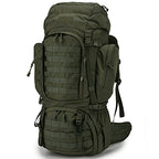 Mardingtop 60L Molle Hiking Internal Frame Backpacks With Rain Cover For Camping,Backpacking,Travelling(Army Green)