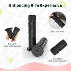 Saplize Bike Handlebar Grips, For Kids Girls Boys Bikes, Balance Bikes, Road Bikes And Scooters, Length 49, Black