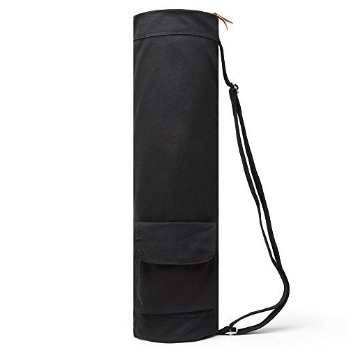 Elenture Yoga Mat Bag For Men & Women, Travel Yoga Gym Bag For 1/4'' 1/3'' Thick Exercise Yoga Mat, Full-Zip Yoga Mat Carrier Ba