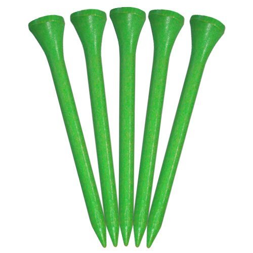 Pride Golf Tee Golf Tees Neon Green 100 Count Bag Tees, Citrus Green, Count Us
