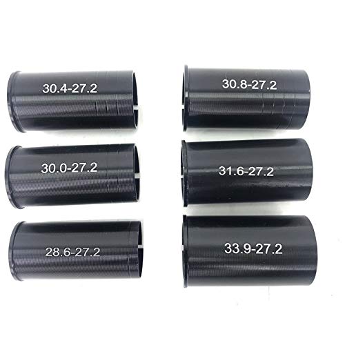 Upanbike Bike Seatpost Shim Sleeve Bicycle Seat Post Tube Adapter For Mountain Bike Road Bike Electric Bicycle(27.2Mm To 30.4Mm)