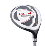 Tour Edge Hl-J Junior Complete Golf Set With Bag (Left Hand, Graphite, 1 Putter, 3 Irons, 1 Hybrid, 1 Fairway, 1 Driver 9-12 Yrs