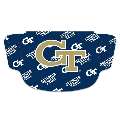 Wincraft Ncaa Georgia Tech Unisex Fan Gear Face Mask, Team Colors, One Size