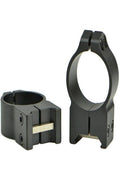 Warnex 40mm Mounts 215M Warnex 40mm Mounts, Maxima Permanent Attachable Weaver Style Rings, 30mm, High Height, Matte Black