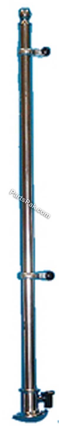 Taylormade Stainless Steel Flag Pole Kit 36'' - Made From T304 Stainless Steel - Adjustable Clips For A Taut Fit - Easy Installa