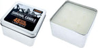 Se 4 Wicks Survival Candle In Tin Box, 48 Total Hours/12 Hours Per Wick Top Layer Soy Wax, Great Light Source Gear For Survival,