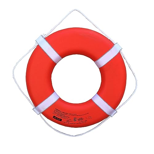Jim-Buoy Go-24 U.S.C.G. Approved G-Series Life Ring - 24'', Orange