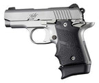 Hogue Overmolded Rubber Grip For Kimber Micro 9 (Ambi Safety) With Finger Grooves, Black - 39080