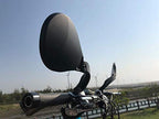 Hafny E13 Approved E-Bike Mirror, Large Surface Handlebar Bike Mirror, Hd Automotive Grade Glass Bicycle Mirror, Safe Blast-Resi