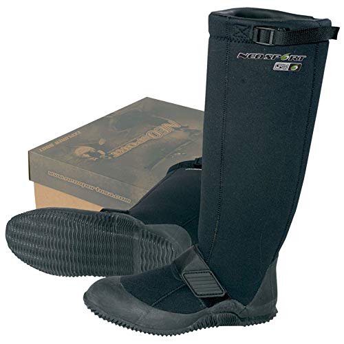 Neosport Wetsuits Explorer 5Mm Explorer Boot, Black, 11 - Water Shoes, Surfing & Diving