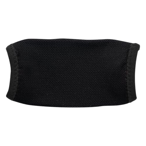 Chin Strap Covers Black/White Osfa
