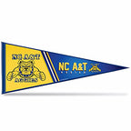 Rico Industries Ncaa North Carolina A&T Aggies Primary 12'' X 30'' Felt Wall D  Cor Pennant - Great For Home/Bed Room/Man Cave D