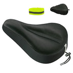 Geronmine Gel Bike Seat Cover Padded Bicycle Saddle Covers For Women  Men, Most Comfortable Exercise Bike Seat Cushion Cover, So