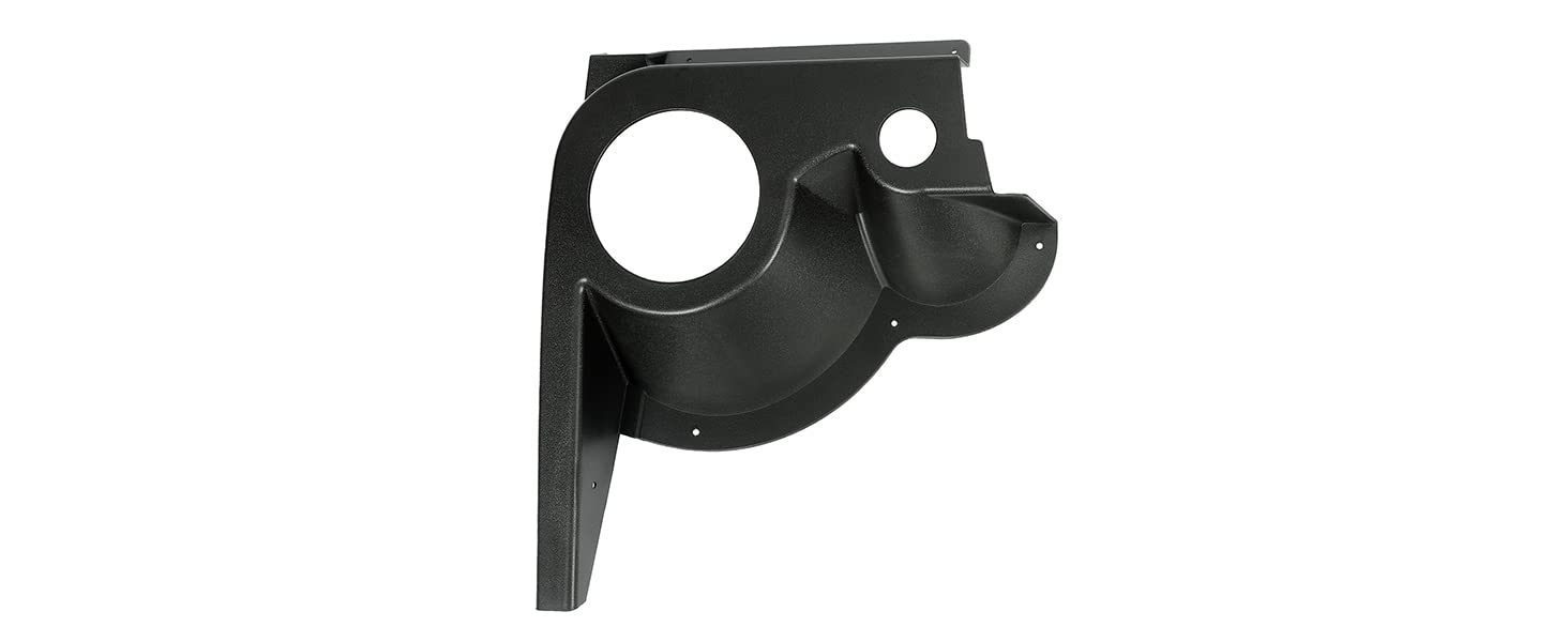 Hecasa Golf Cart Speaker Pod Kit Compatible With 1994+ Ezgo Txt Replacement For 627153 Plastic Black
