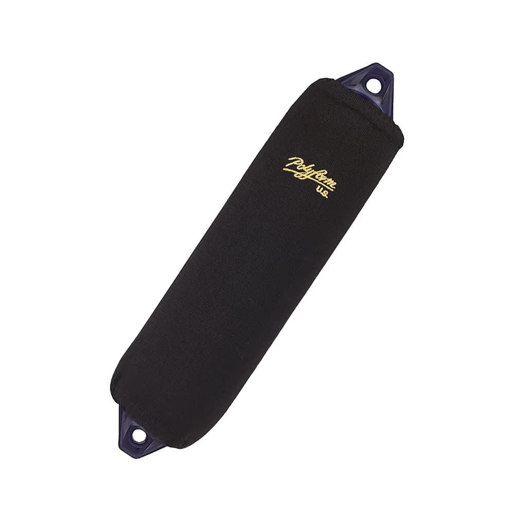 Polyform Efc-1 Black Boat Fender Cover, Fits F-1, Htm-1, G-4 Boat Fenders