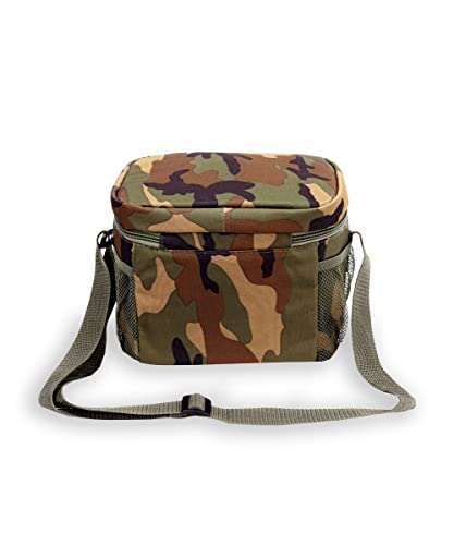 Everest Cooler/Lunch Pattern Bag, Woodland Camo, One Size,Cb6P-Camo