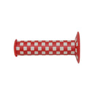 Fenix Vintage Checkered Bmx Bicycle Grips, (Red/White)