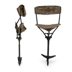 Alps Outdoorz Deluxe Mesh Wetland Seat - Lightweight Hunting Chair With 360 Swivel, Quick-Dry, Rust-Resistant Aluminum Frame, De