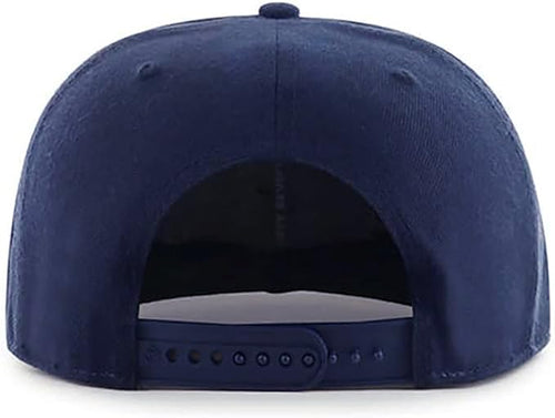 47 Los Angeles Dodgers Hat Mens Womens Adjustable Baseball Cap, Structured Fit, Navy Blue/White, One Size
