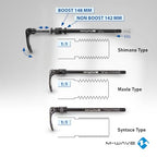 Stalwart Thru Axle With Lever, 15 Mm, Black