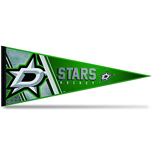 Rico Industries Nhl Hockey Dallas Stars Primary 12'' X 30'' Felt Wall D  Cor Pennant - Great For Home/Bed Room/Man Cave D  Cor
