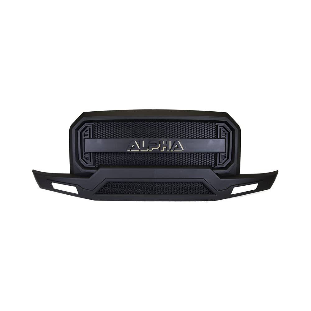 MadJax Deluxe Grille for MadJax ALPHA Body Kit | Black | Compatible with Club Car Precedent Golf Cart Models with ALPHA Body