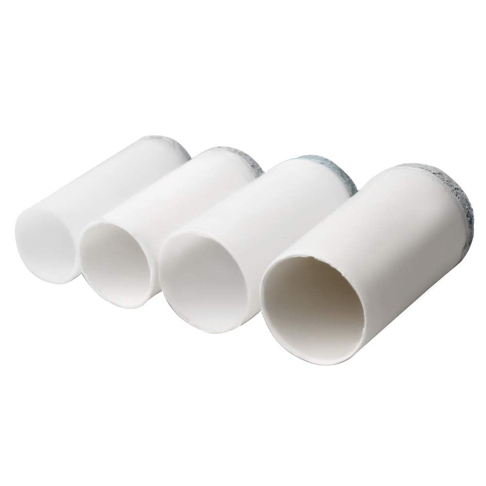 Pengxiaomei 40Pcs Slip On Pool Cue Tips Replacement Billiard Cue Tips 4 Sizes Slip-On Cue Tip(9Mm/10Mm/12Mm/13Mm, Each Size 10Pc