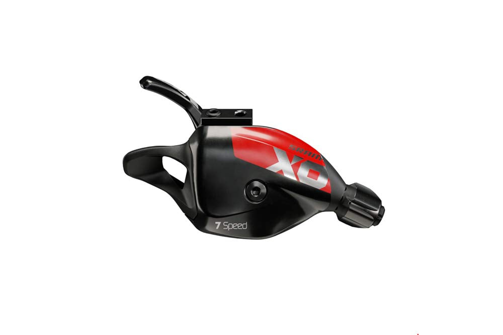 Sram X01 Dh Rear Shifter - 7-Speed, With Discrete Clamp, Black, A2