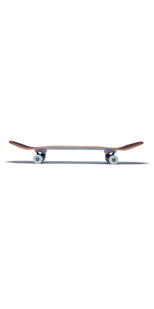 [Ccs] Logo Skateboard Complete Blue 8.25'' - Maple Wood - Professional Grade - Fully Assembled With Skate Tool And Stickers - Ad