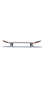 [Ccs] Logo Skateboard Complete Blue 7.50'' - Maple Wood - Professional Grade - Fully Assembled With Skate Tool And Stickers - Ad
