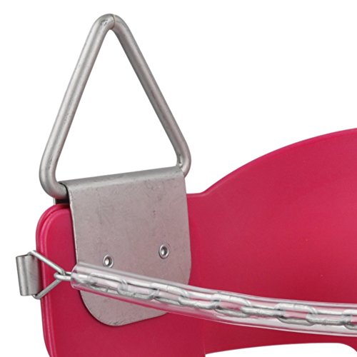 Swing Set Stuff Half Bucket Seat With Sss Logo Sticker, Pink