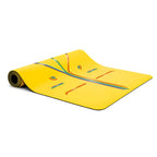 Liforme Printed Travel Yoga Mat - Free Yoga Bag, Patented Alignment System, Warrior-Like Grip, Non-Slip, Eco-Friendly And Biodeg