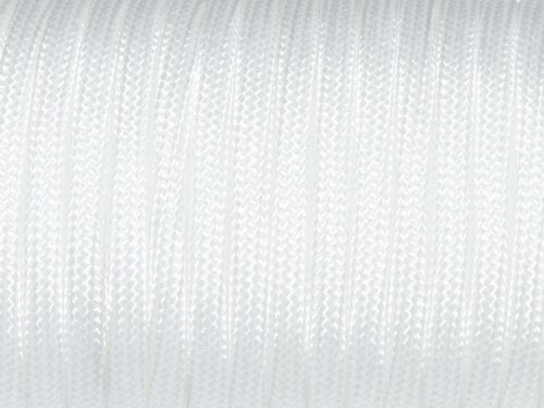 7 Strand Core 550Lb Paracord Parachute Cord Lanyard Mil Spec Type Iii-100Ft (White(7#))