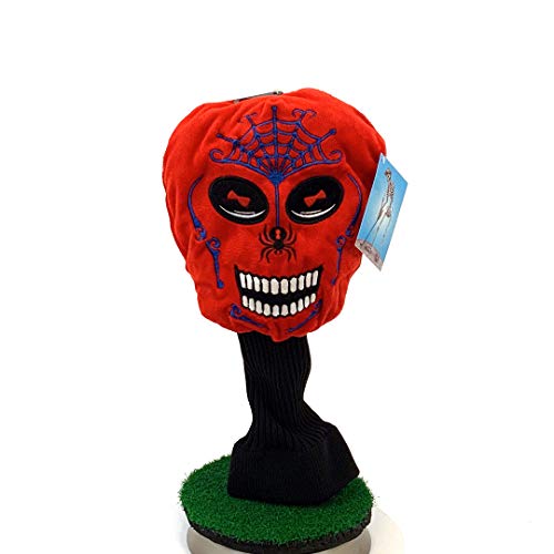 Creative Covers For Golf Skull Golf Headcover, Red