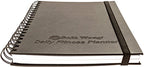 Saltwrap Daily Fitness Planner - Gym Workout Training Log, Weightlifting Exercise Journal, And Food/Diet Tracker - Daily And Wee