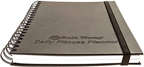 Saltwrap Daily Fitness Planner - Gym Workout Training Log, Weightlifting Exercise Journal, And Food/Diet Tracker - Daily And Wee