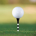 Zivisk Wooden Golf Tees 2-3/4 Inch 100 Count, 2.75'' Long Golf Wood Bamboo Tees(Black,70Mm)