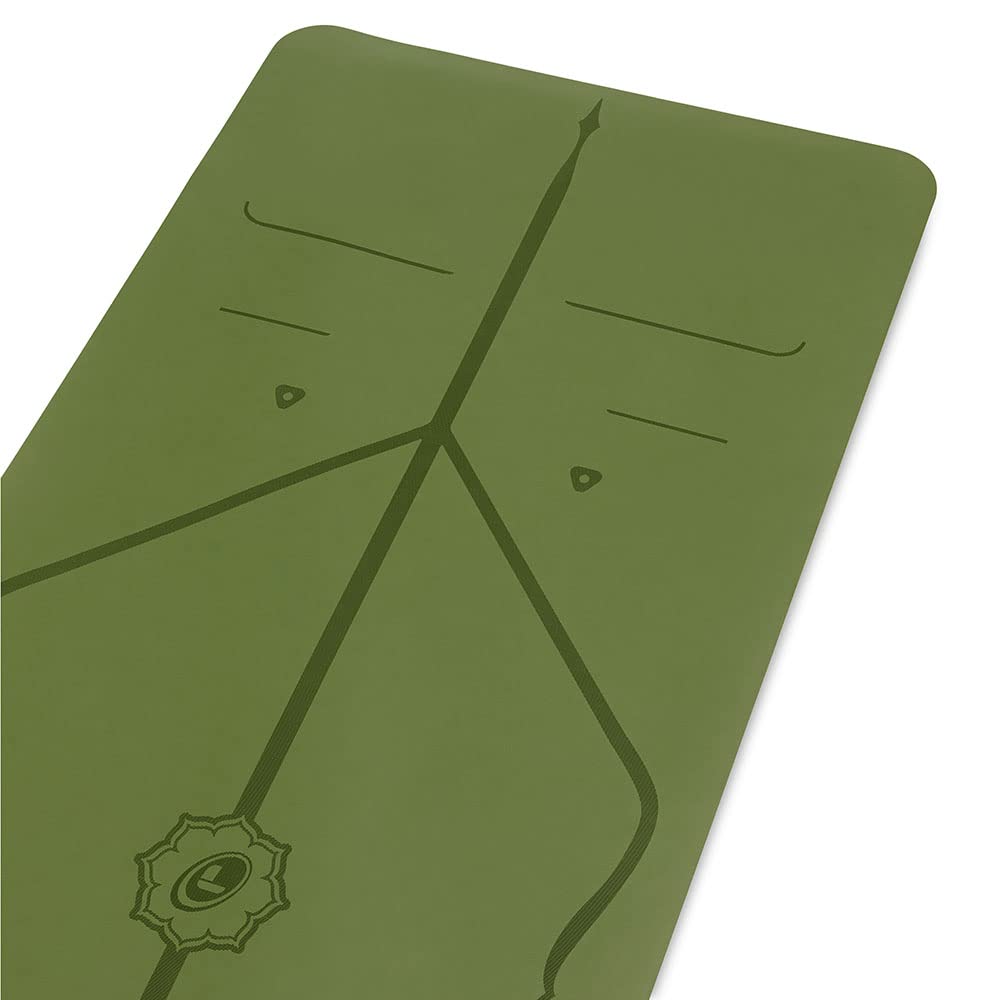 Liforme Travel Yoga Mat - Free Yoga Bag, Patented Alignment System, Warrior-Like Grip, Non-Slip, Eco-Friendly And Biodegradable,