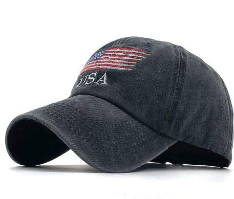 Handcuffs Usa Denim Unisex Baseball Caps Casual Sports Summer Outdoor Activities Cap For Men And Women (Black, Free Size)