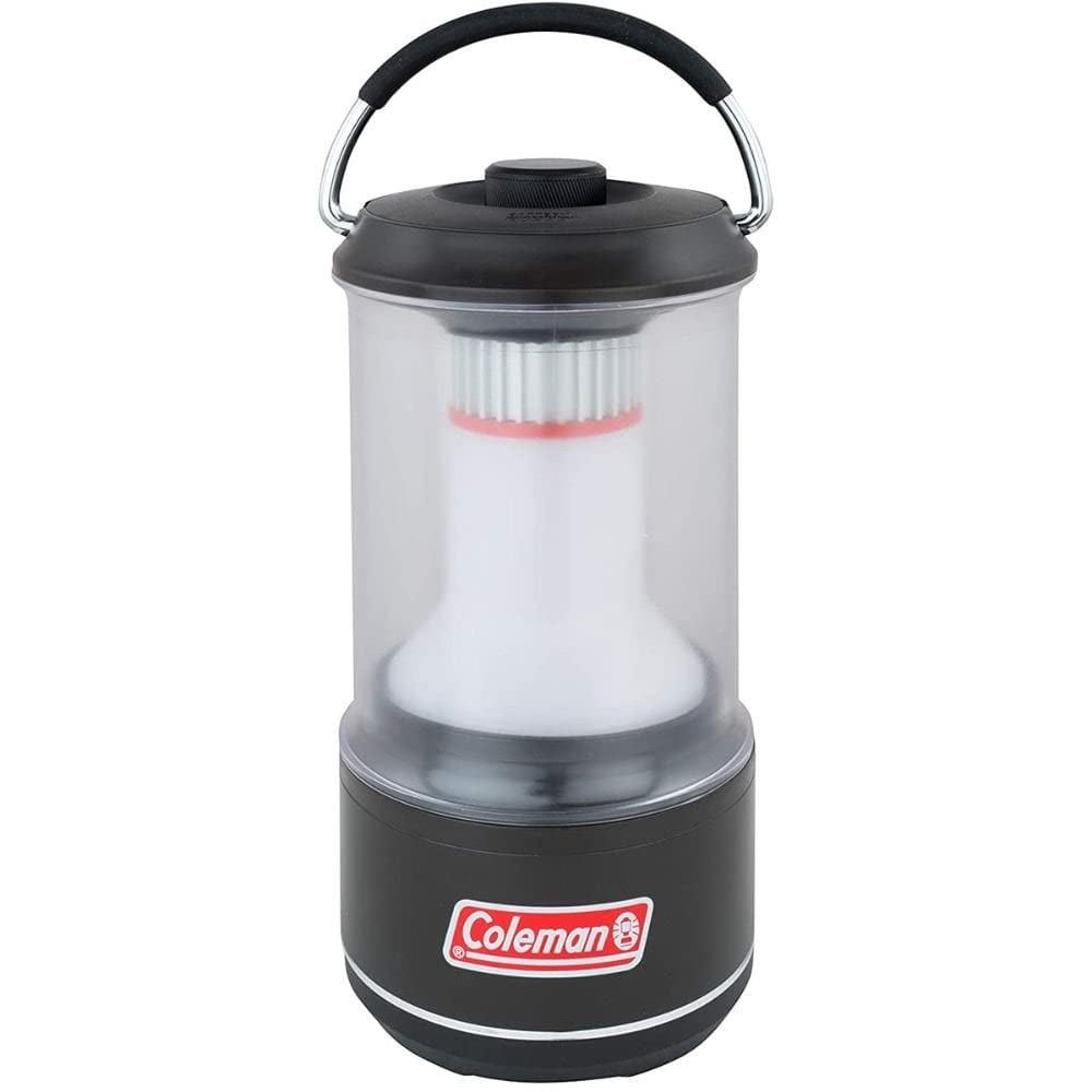 Coleman LED Lantern Batteryguard 600 Lumens, Super Bright High Power Cree Led Lamp, Portable Camping Light Lantern - Black, Smal
