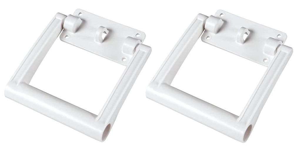 Jsp Manufacturing White Aftermarket Plastic Igloo Cooler Replacement Handles # 21025 For 90-100 Qt Coolers (2)