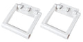 Jsp Manufacturing White Aftermarket Plastic Igloo Cooler Replacement Handles # 21025 For 90-100 Qt Coolers (2)
