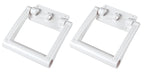 Jsp Manufacturing White Aftermarket Plastic Igloo Cooler Replacement Handles # 21025 For 90-100 Qt Coolers (2)