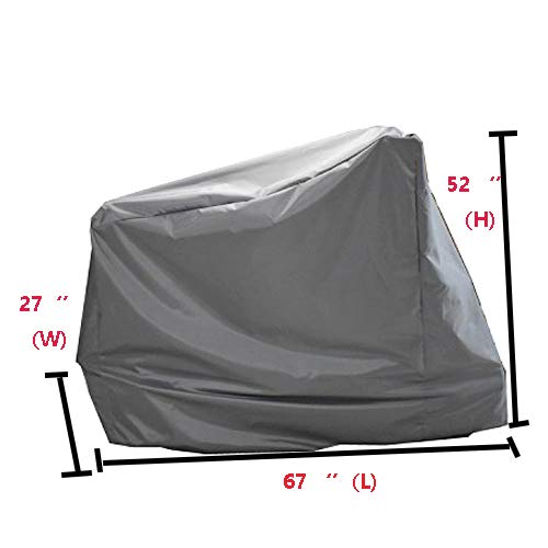 Recumbent Stationary Bike Cover, Upright Indoor Cycling Protective Cover Dustproof Waterproof Cover And Water-Resistant Stationa