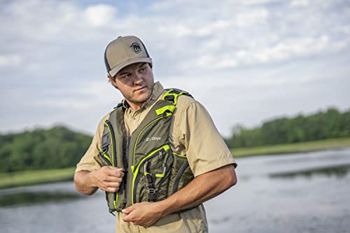 Onyx Pike All Adventure Paddle Sports Life Jacket, Green, S/M