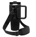 Zibuyu Water Bottle Carrier Bag, Black Cup Holder With Strap Tumbler Cup Bag Accessories, Fits Most Tumblers & Bottles, HandsFr