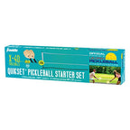 Franklin Sports Pickleball Net Set With Paddles + Balls - Outdoor Portable Pickleball Court Net - (2) Pickleball Paddles + (2) P