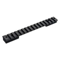 WARNE 7654M Weatherby Mark V Mag 9 Lug Mountain Tech Tactical Rail, Tapered 6-48 Screws, 7075/T6 Aluminum
